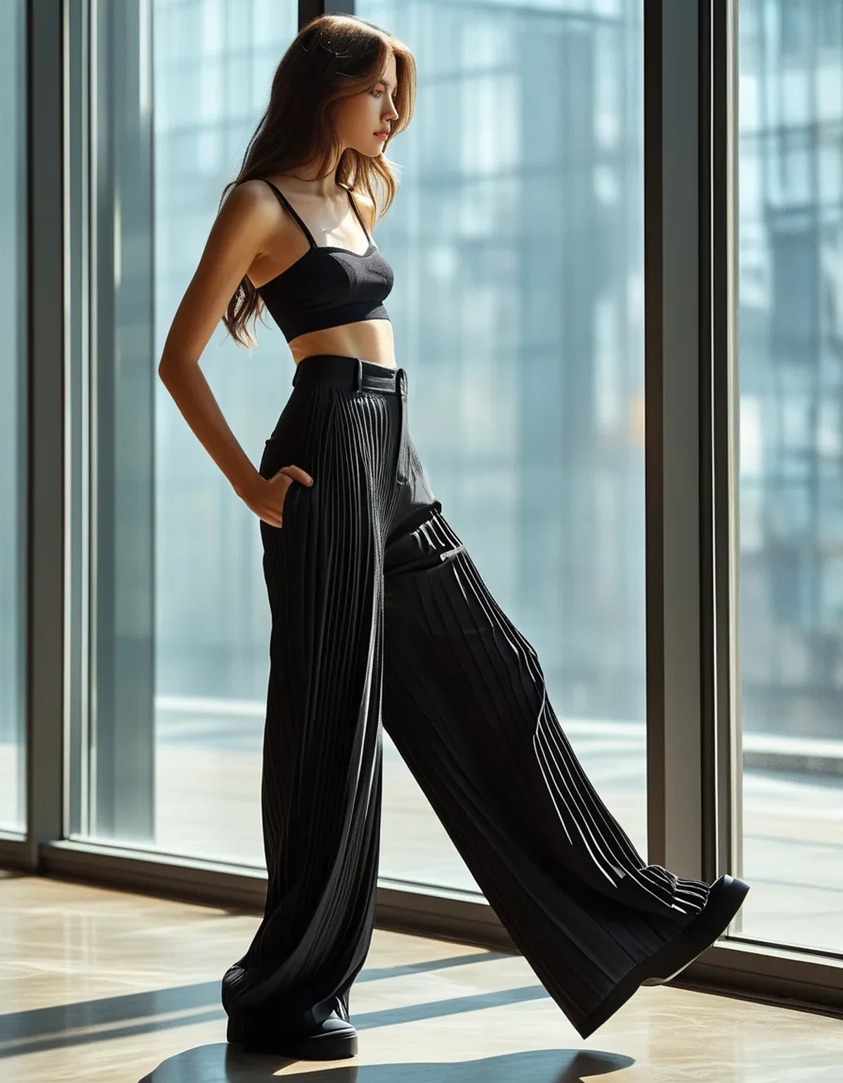 Why a Front Crease Lengthens Your Leg More Than a Dark Color